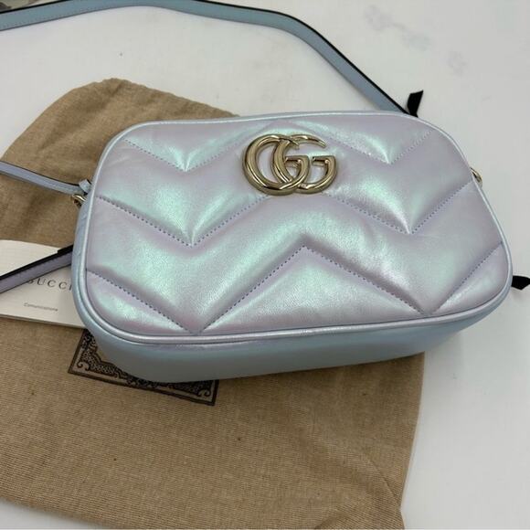 Women's Gucci GG medium Mormont shoulder bag Made in Italy - Picture 9 of 14